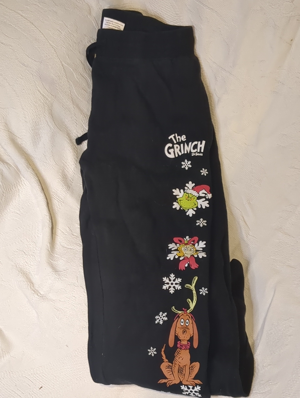 Kids The Grinch Black Graphic Joggers